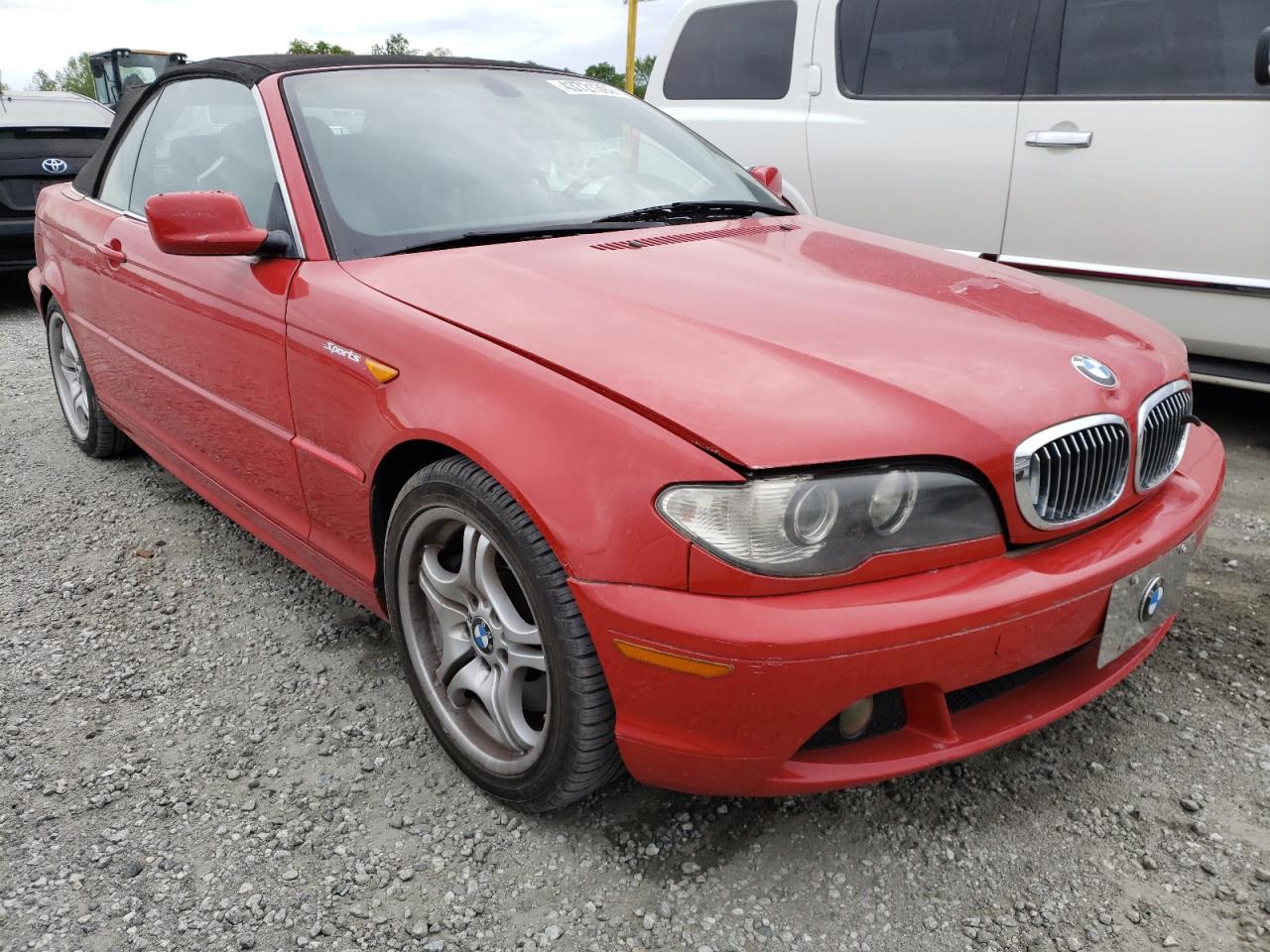 BMW 330 CI 2004 with VIN WBABW53404PL44151 - Photo from auction