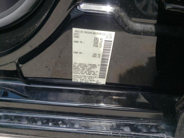 Photo 10 from auction – 2021 NISSAN ALTIMA SR with VIN 1N4BL4CV2MN340182