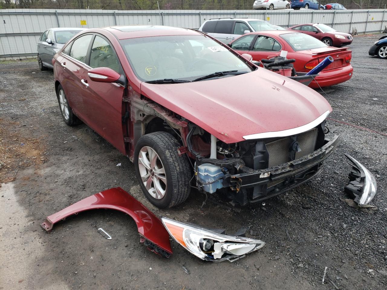 HYUNDAI SONATA SE 2011 with VIN 5NPEC4AC1BH232013 - Photo from auction