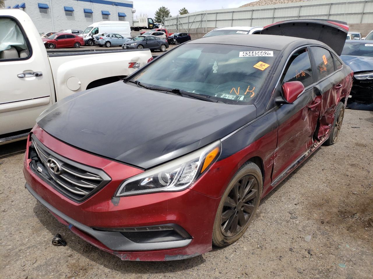 Photo 2 from auction – 2015 HYUNDAI SONATA SPO with VIN 5NPE34AF8FH043083