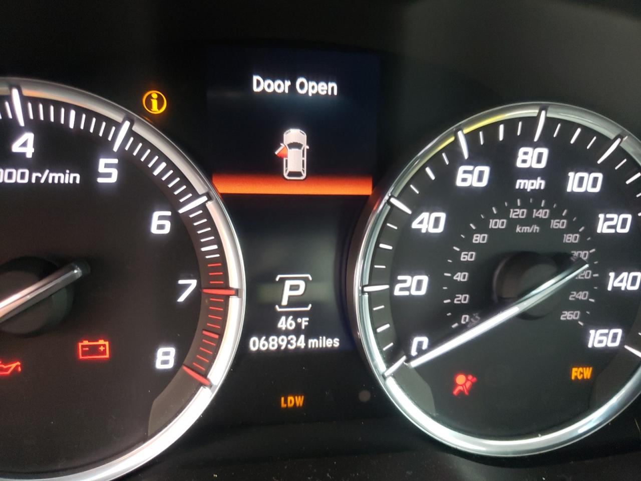 Photo 8 from auction – 2014 ACURA MDX TECHNO with VIN 5FRYD4H63EB025604