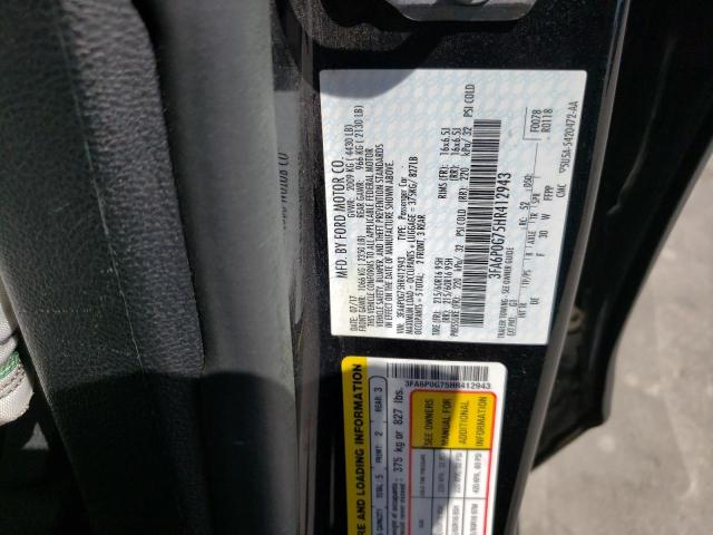 Photo 10 from auction – 2017 FORD FUSION S with VIN 3FA6P0G75HR412943