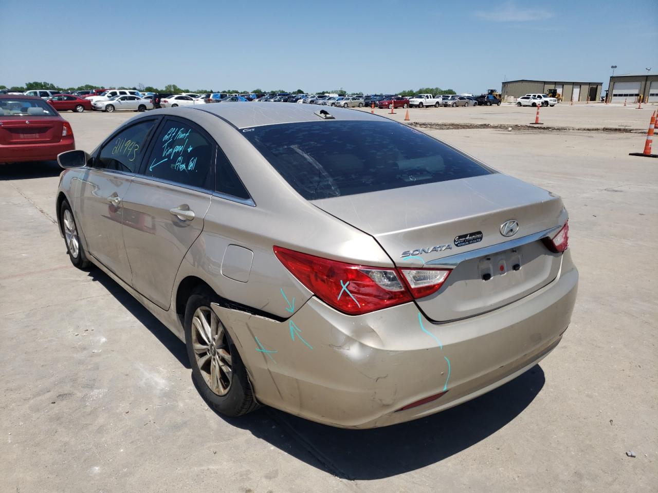 Photo 3 from auction – 2011 HYUNDAI SONATA GLS with VIN 5NPEB4AC6BH195592