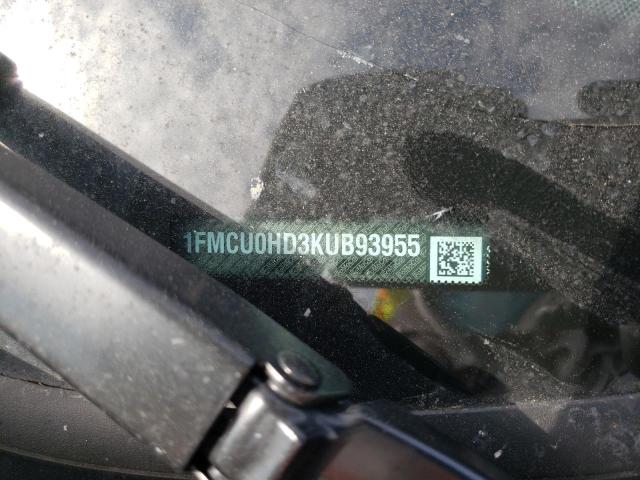 Photo 10 from auction – 2019 FORD ESCAPE SEL with VIN 1FMCU0HD3KUB93955