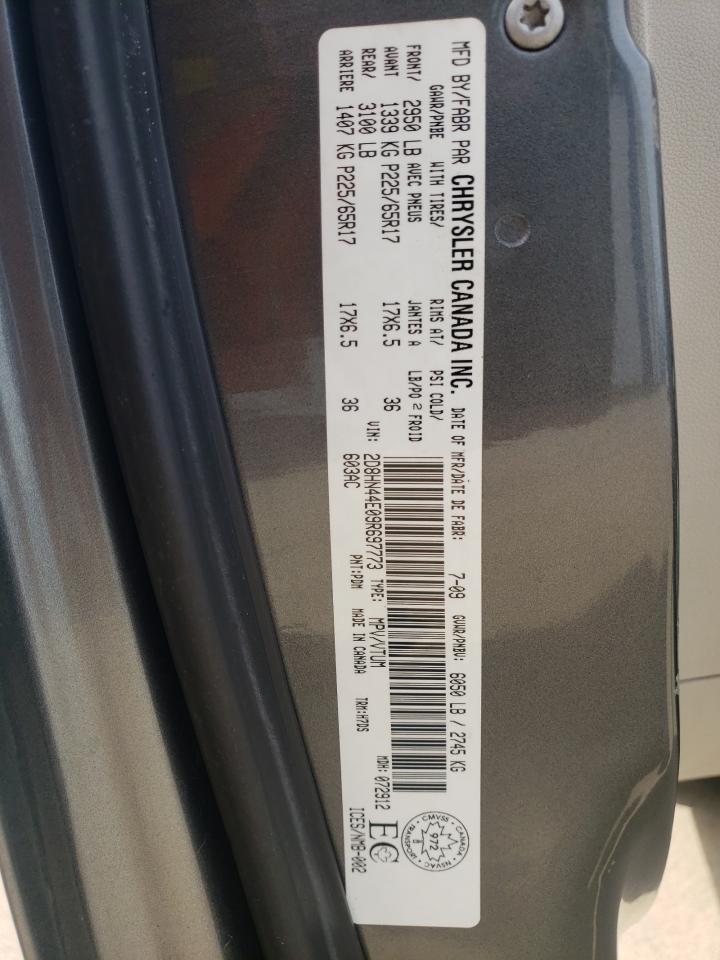 Photo 10 from auction – 2009 DODGE GRAND CARA with VIN 2D8HN44E09R697773