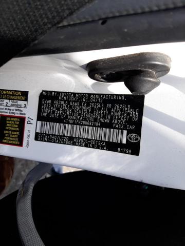 Photo 10 from auction – 2013 TOYOTA CAMRY L with VIN 4T1BF1FK2DU682184