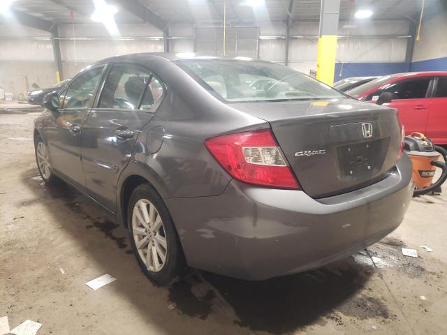 Photo 3 from auction – 2012 HONDA CIVIC EX with VIN 2HGFB2F86CH501876