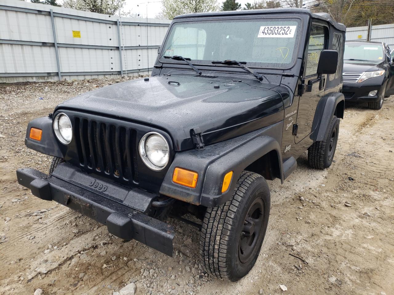 Photo 2 from auction – 2001 JEEP WRANGLER with VIN 1J4FA49S31P312349