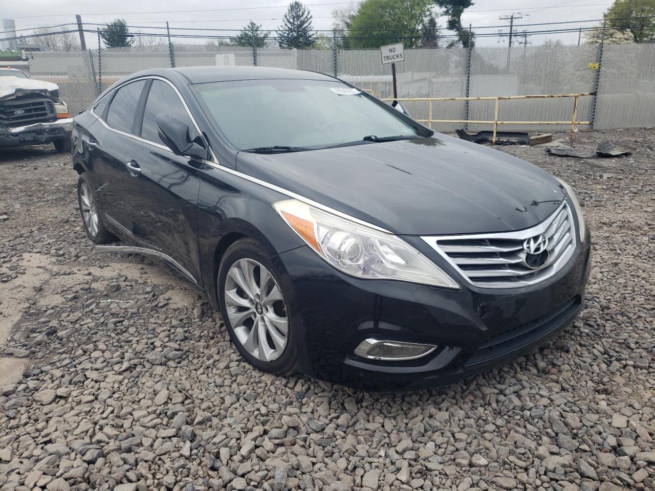 HYUNDAI AZERA 2013 with VIN KMHFG4JG0DA251296 - Photo from auction