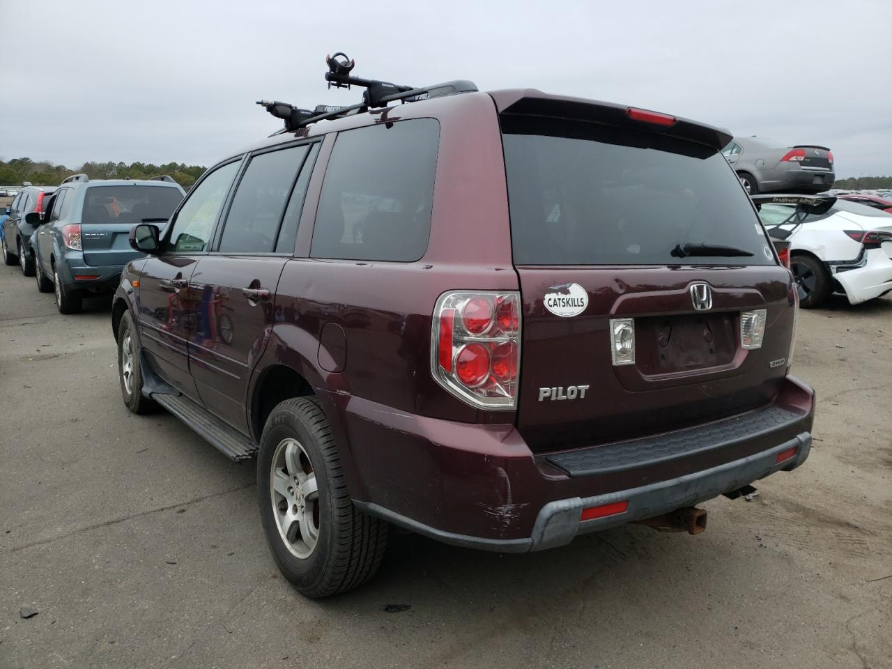 Photo 3 from auction – 2008 HONDA PILOT EXL with VIN 5FNYF18558B043947