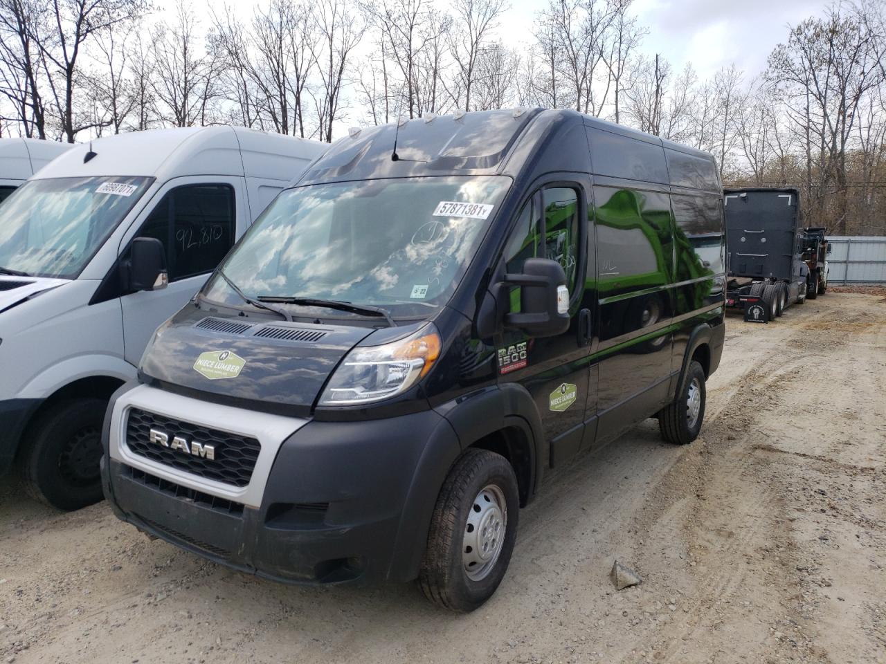 Photo 2 from auction – 2021 RAM PROMASTER with VIN 3C6LRVBG9ME525783