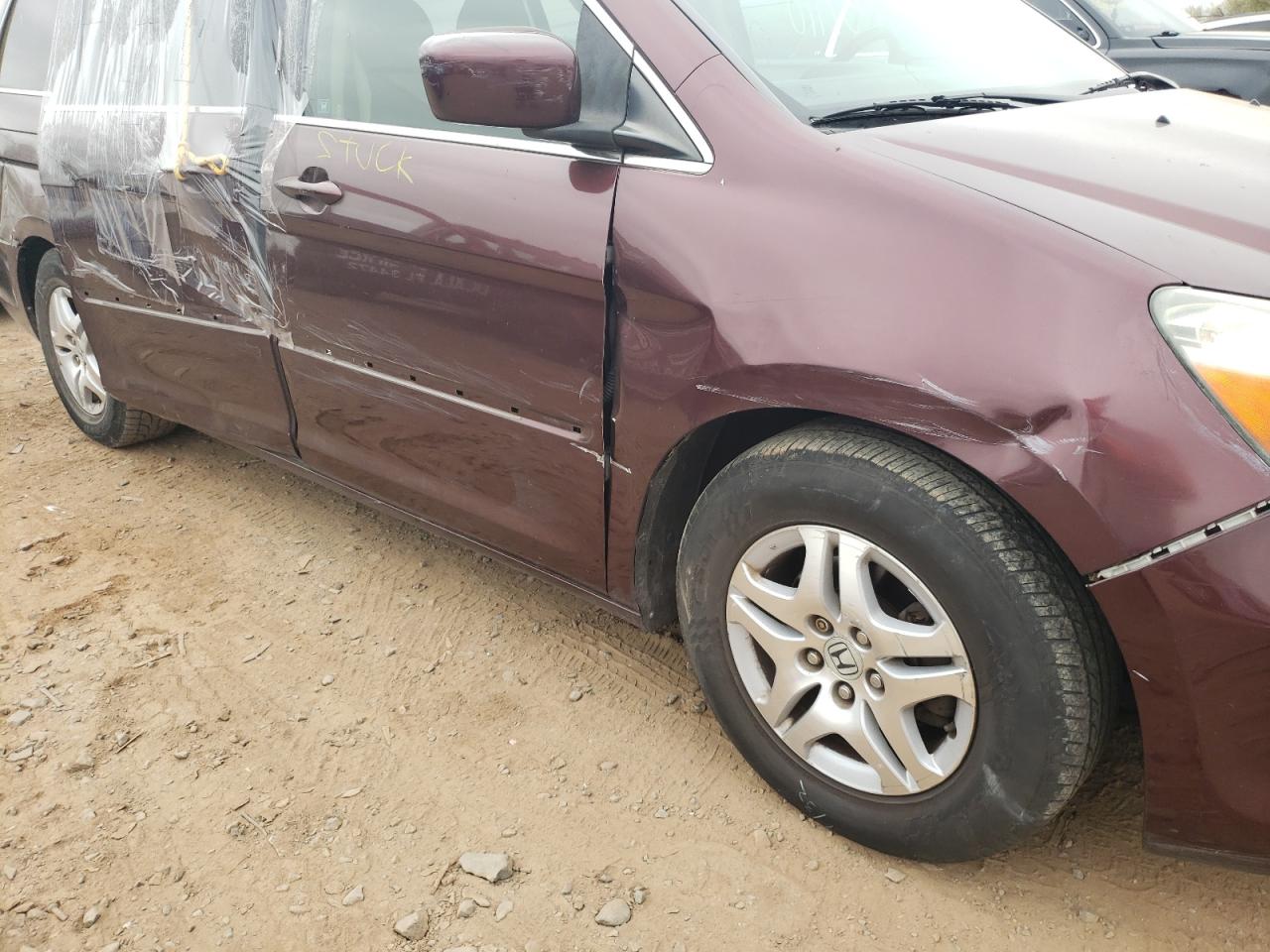 Photo 9 from auction – 2007 HONDA ODYSSEY EX with VIN 5FNRL38407B046608