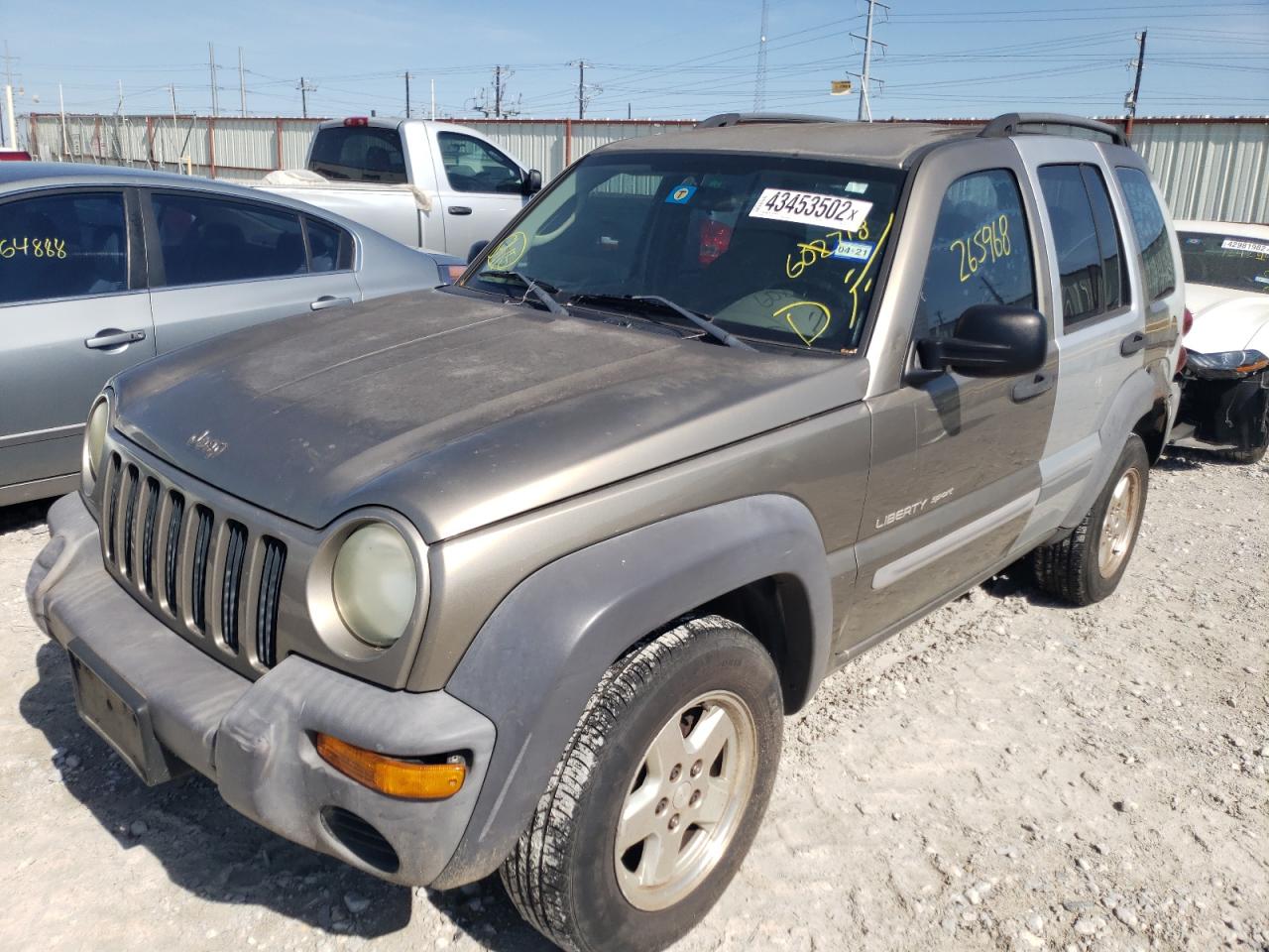 Photo 2 from auction – 2003 JEEP LIBERTY SP with VIN 1J4GK48K73W602718
