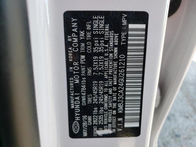 Photo 10 from auction – 2016 HYUNDAI TUCSON LIM with VIN KM8J3CA24GU261210