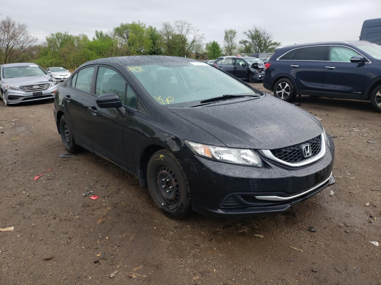 HONDA CIVIC LX 2014 with VIN 2HGFB2F53EH508521 - Photo from auction