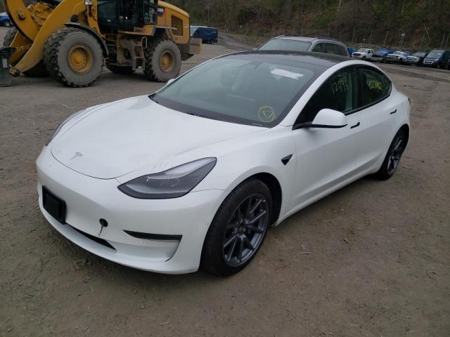 Photo 2 from auction – 2021 TESLA MODEL 3 with VIN 5YJ3E1EA3MF991739