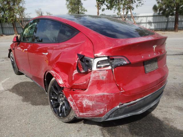 Photo 3 from auction – 2021 TESLA MODEL Y with VIN 5YJYGDEEXMF095541