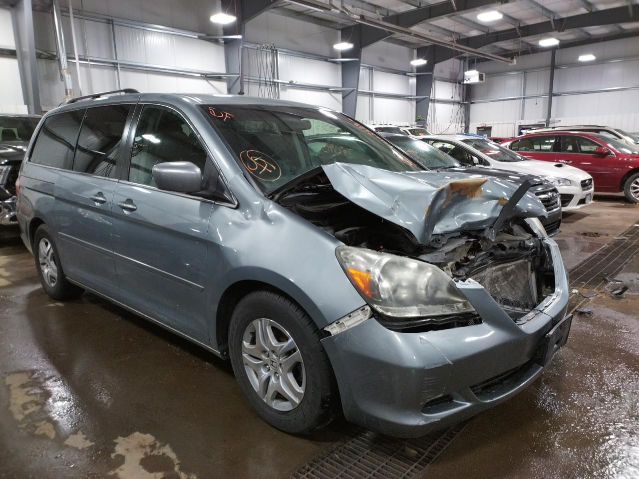 Photo 1 from auction – 2007 HONDA ODYSSEY EX with VIN 5FNRL38467B026041