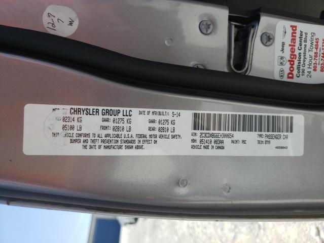 Photo 10 from auction – 2014 DODGE CHARGER SE with VIN 2C3CDXBG6EH300654