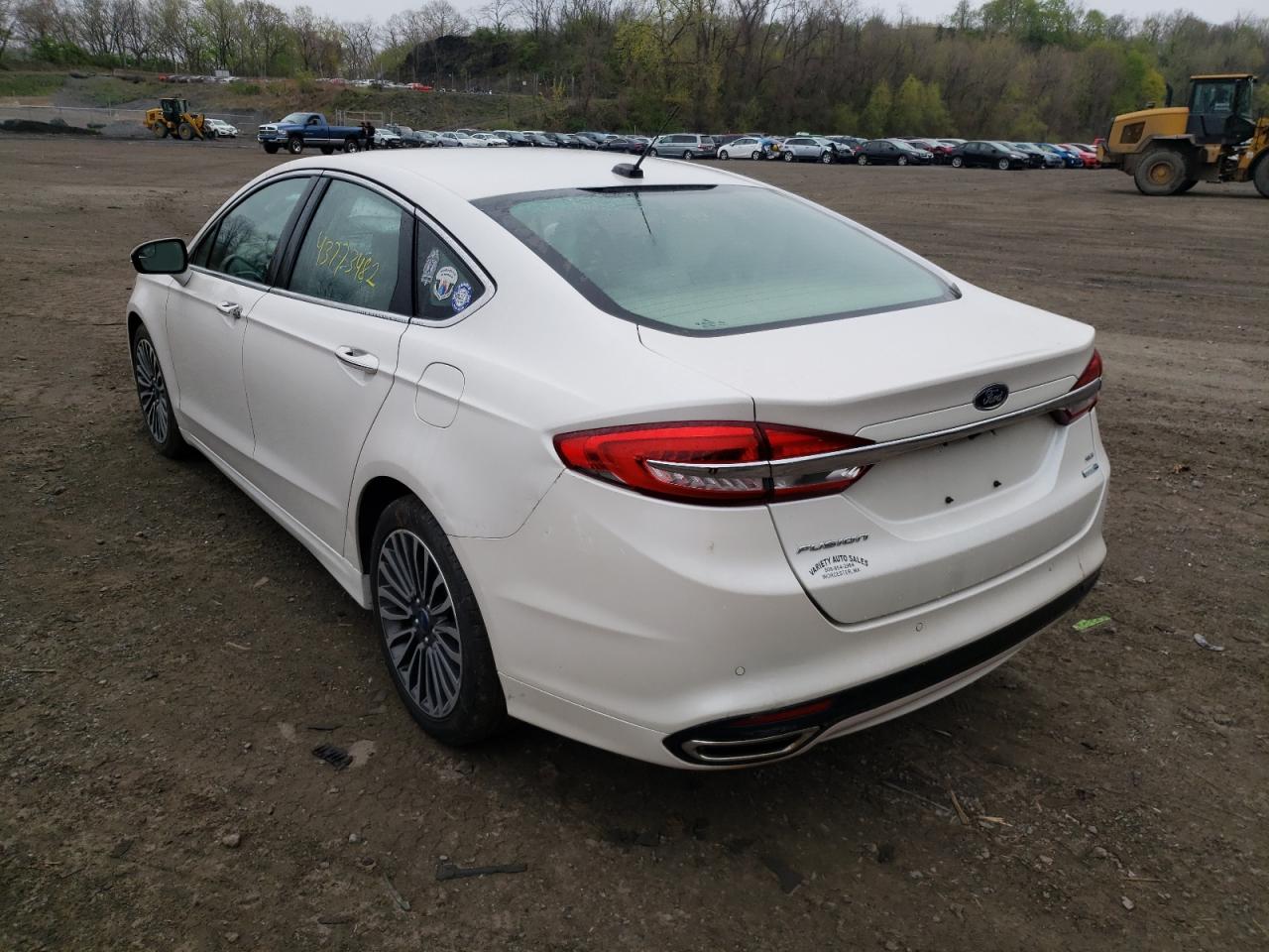 Photo 3 from auction – 2017 FORD FUSION SE with VIN 3FA6P0T97HR202898