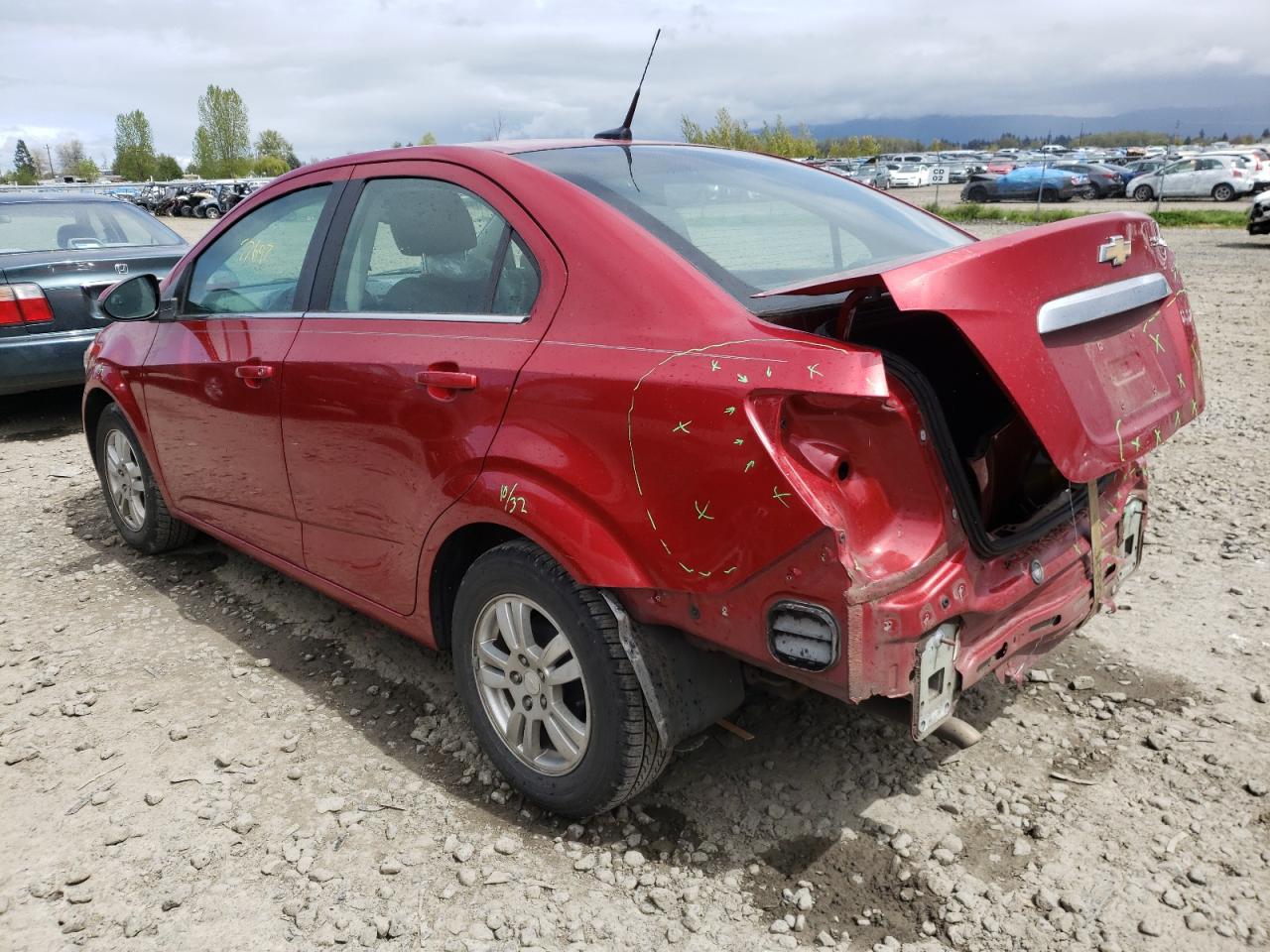 Photo 3 from auction – 2013 CHEVROLET SONIC LT with VIN 1G1JC5SG0D4127678