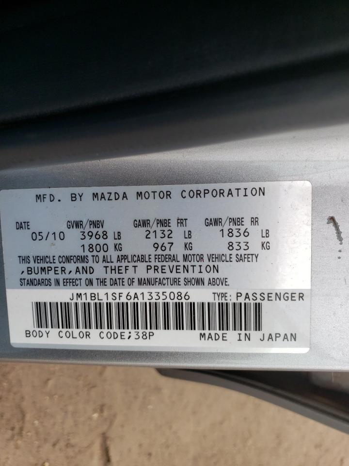 Photo 10 from auction – 2010 MAZDA 3 I with VIN JM1BL1SF6A1335086