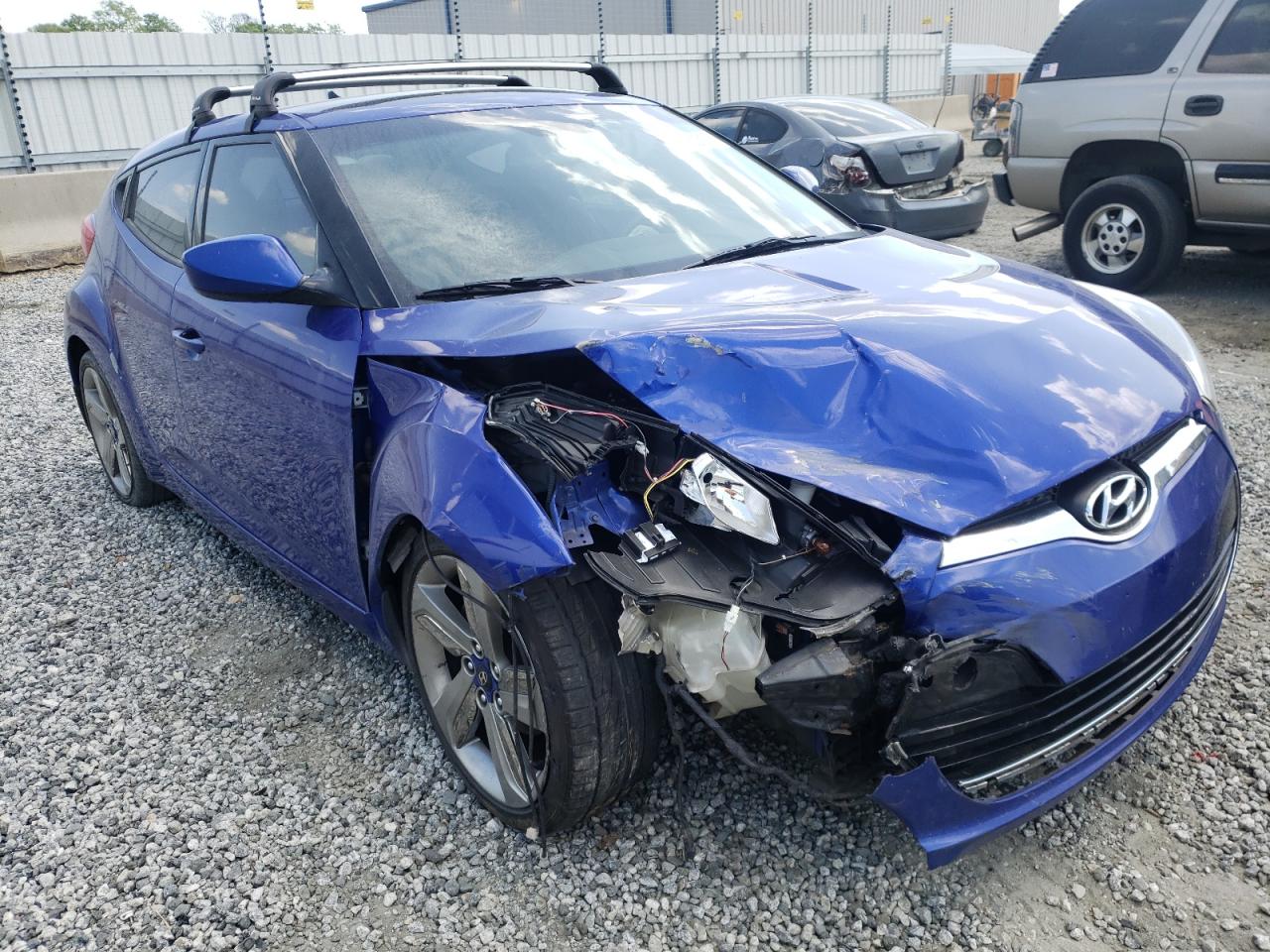 HYUNDAI VELOSTER 2012 with VIN KMHTC6AD3CU079276 - Photo from auction
