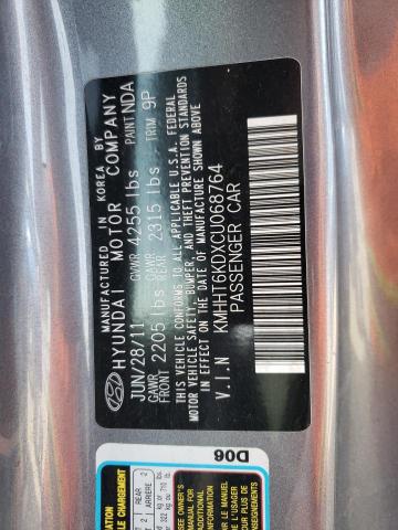 Photo 10 from auction – 2012 HYUNDAI GENESIS CO with VIN KMHHT6KDXCU068764