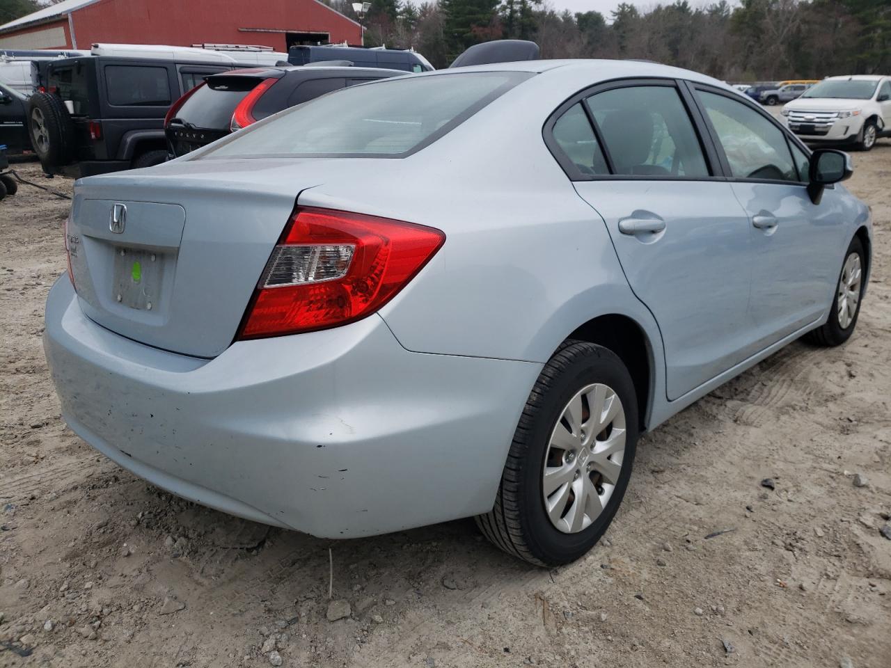 Photo 4 from auction – 2012 HONDA CIVIC LX with VIN 2HGFB2F54CH579045