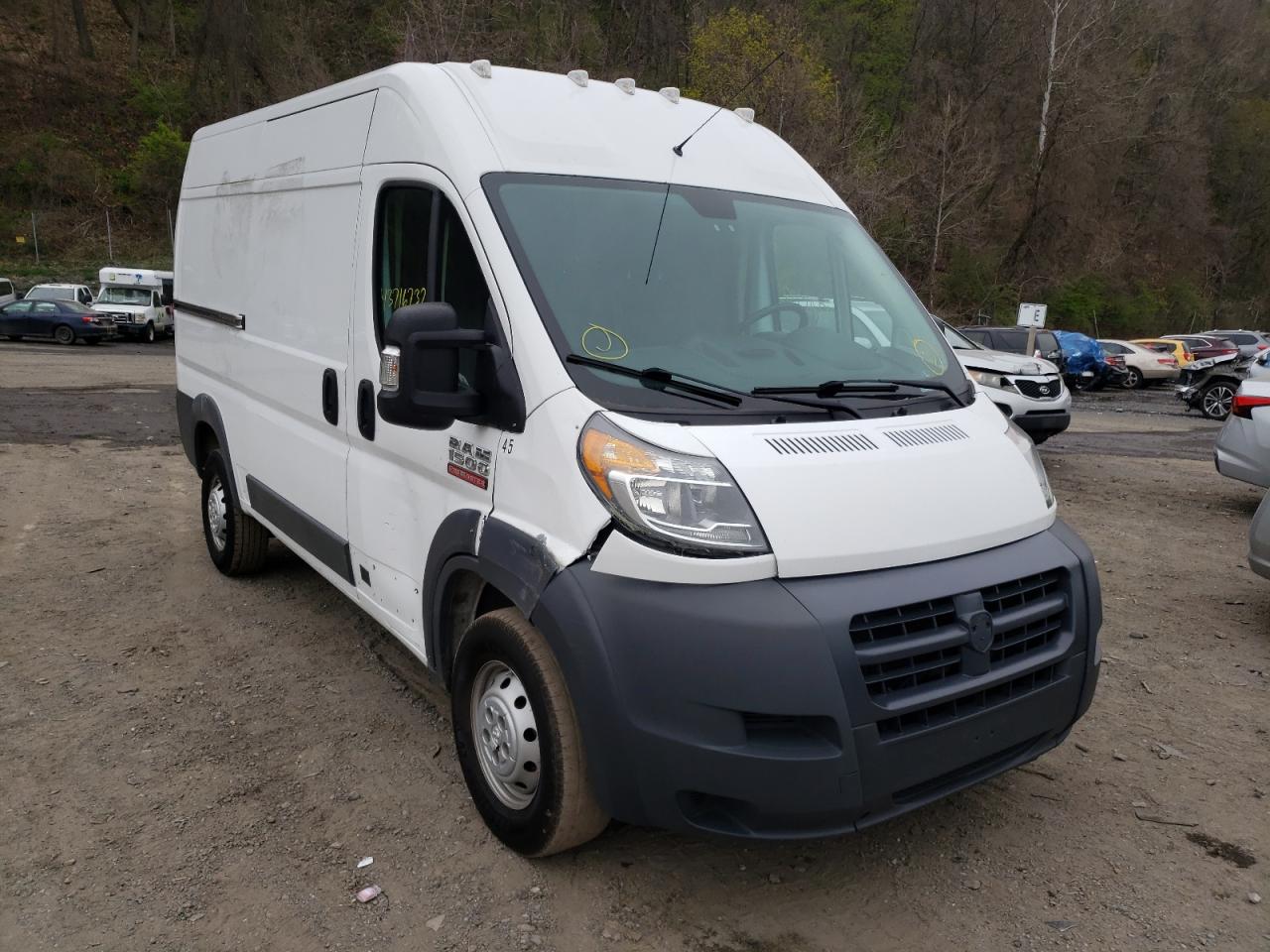 RAM PROMASTER 2017 with VIN 3C6TRVBG4HE510971 - Photo from auction