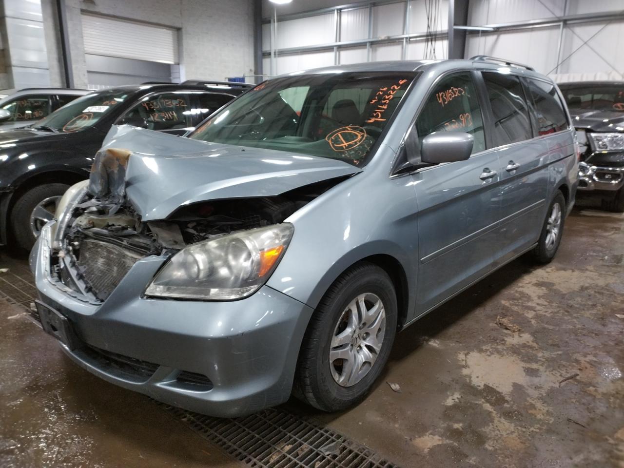 Photo 2 from auction – 2007 HONDA ODYSSEY EX with VIN 5FNRL38467B026041