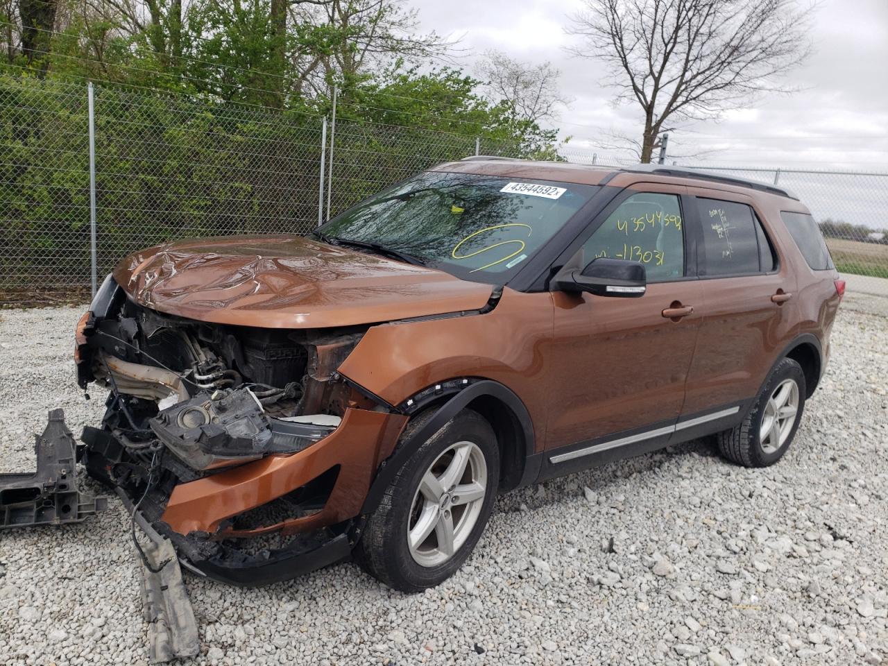 Photo 2 from auction – 2017 FORD EXPLORER X with VIN 1FM5K8D82HGA02698