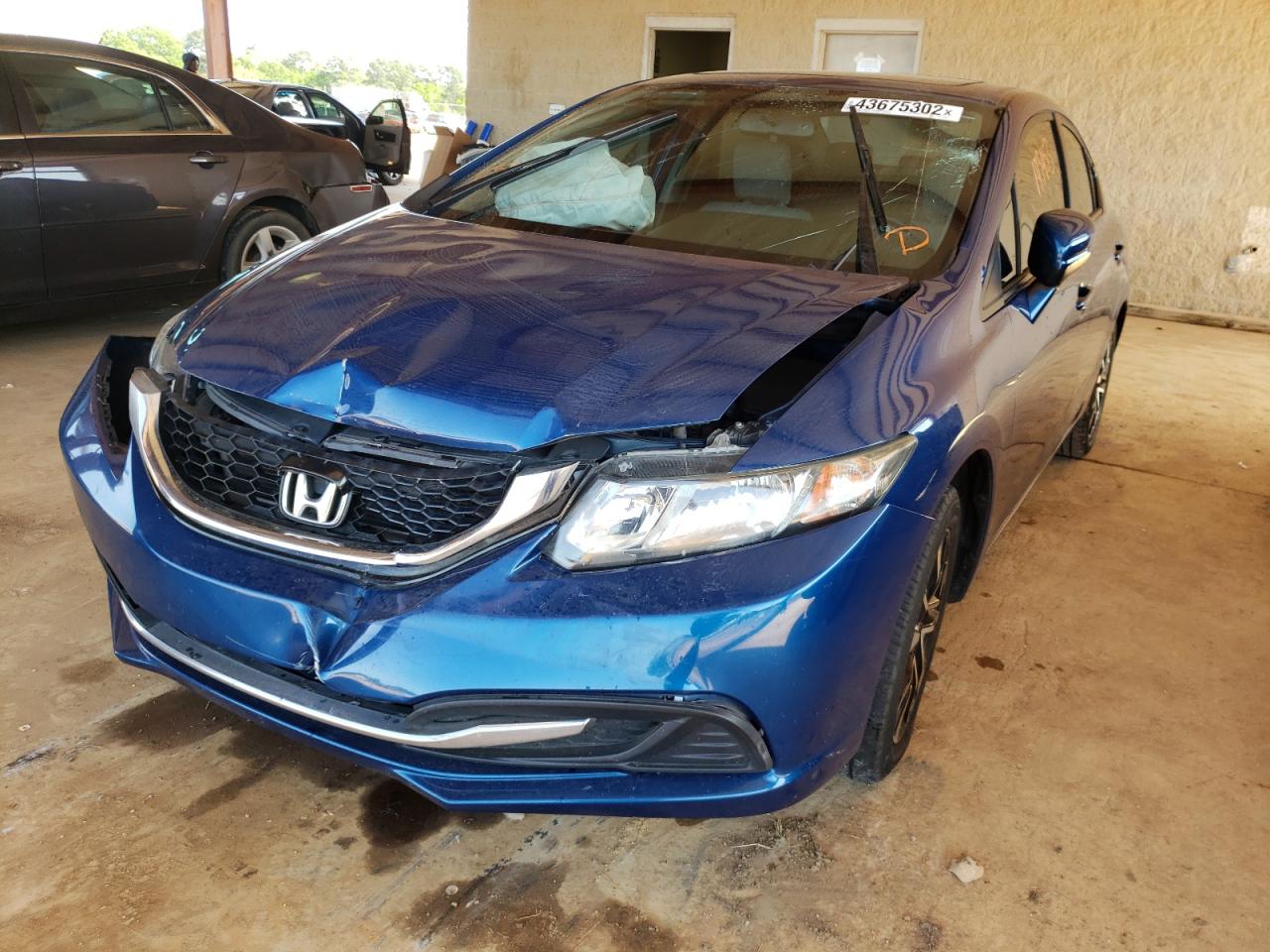 Photo 2 from auction – 2014 HONDA CIVIC EX with VIN 19XFB2F89EE017035