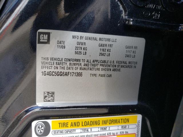 Photo 10 from auction – 2010 BUICK LACROSSE C with VIN 1G4GC5GG6AF171366