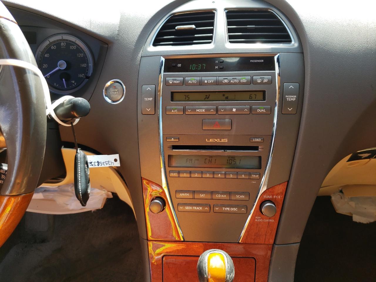 Photo 9 from auction – 2010 LEXUS ES 350 with VIN JTHBK1EG8A2374083