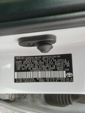 Photo 10 from auction – 2018 TOYOTA COROLLA L with VIN 5YFBURHEXJP802922