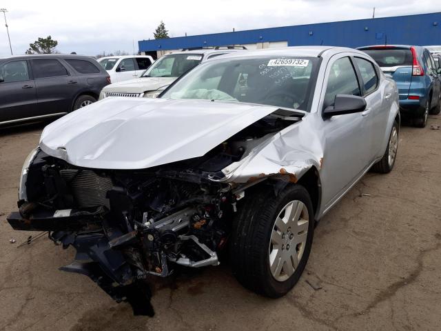 Photo 2 from auction – 2012 DODGE AVENGER SE with VIN 1C3CDZAB2CN110078