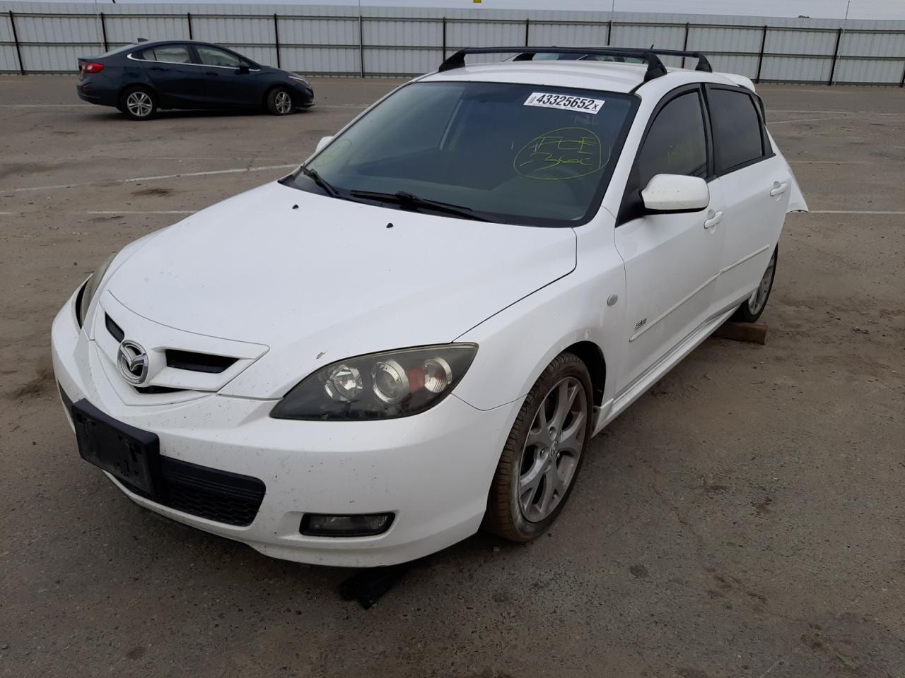 Photo 2 from auction – 2008 MAZDA 3 HATCHBAC with VIN JM1BK344281857184