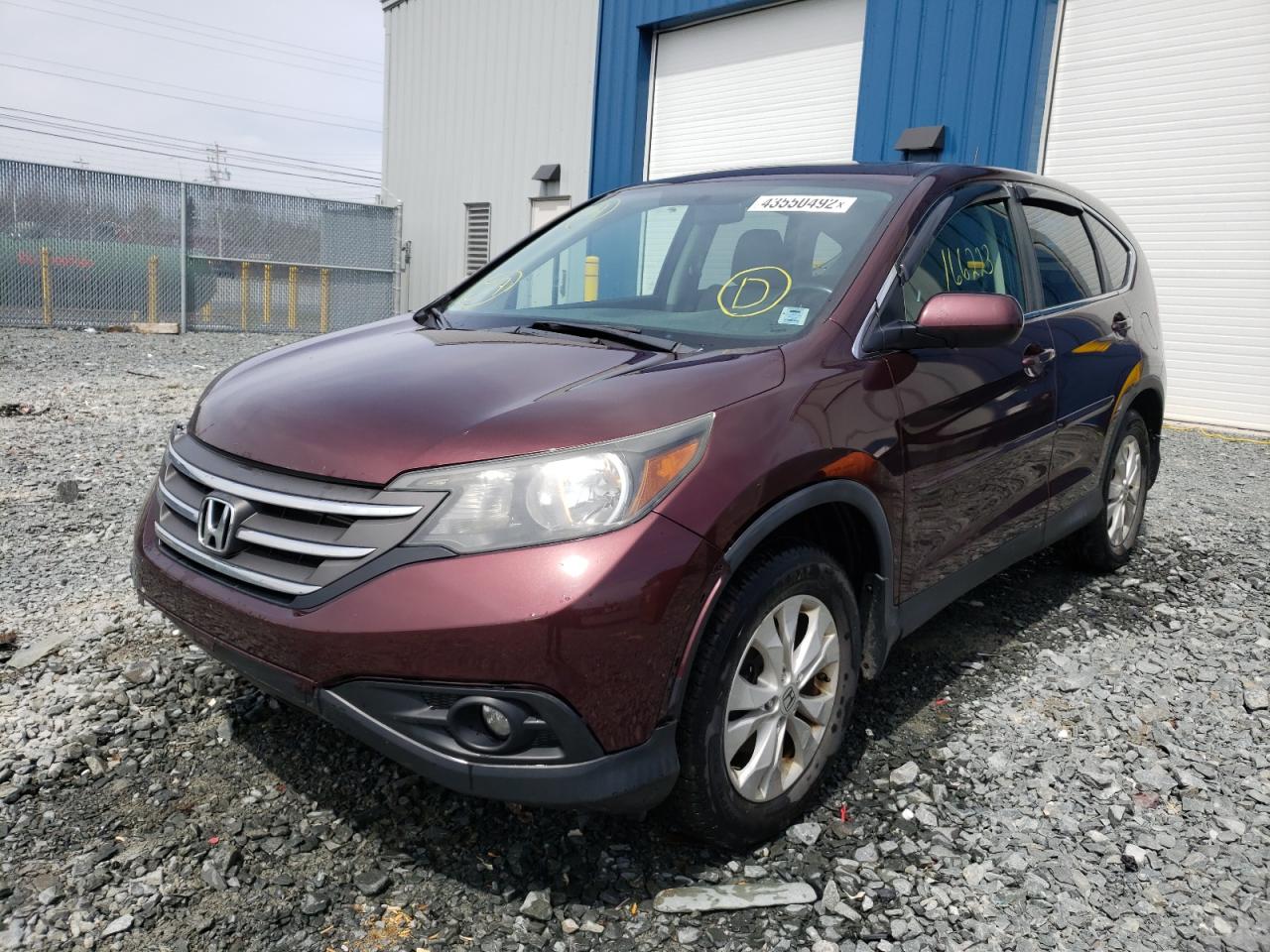 Photo 2 from auction – 2013 HONDA CR-V EXL with VIN 2HKRM4H73DH102650