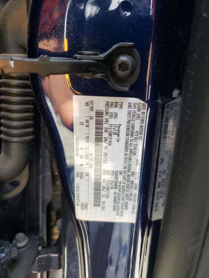 Photo 10 from auction – 2016 FORD FOCUS TITA with VIN 1FADP3N26GL249359
