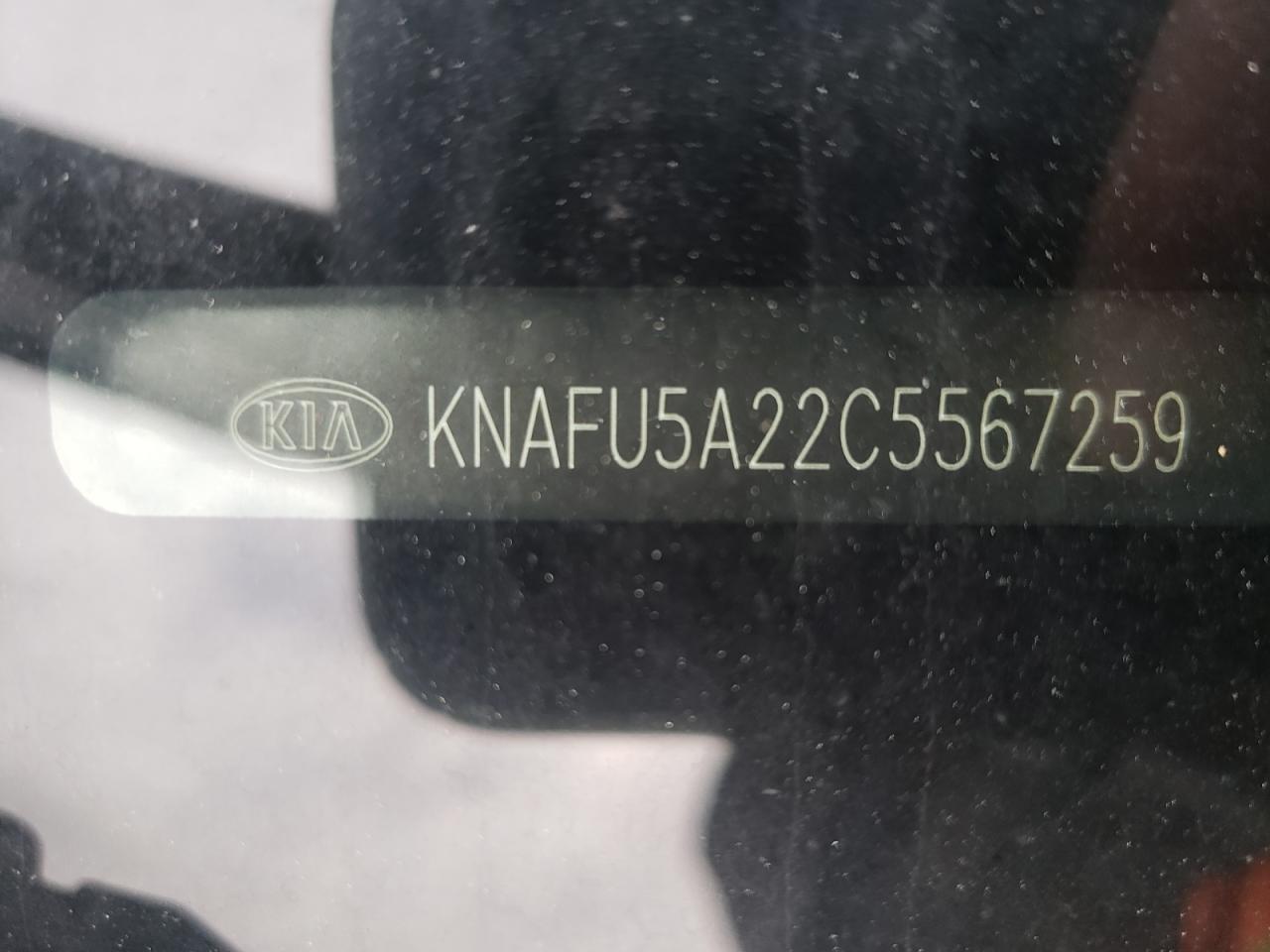 Photo 10 from auction – 2012 KIA FORTE EX with VIN KNAFU5A22C5567259