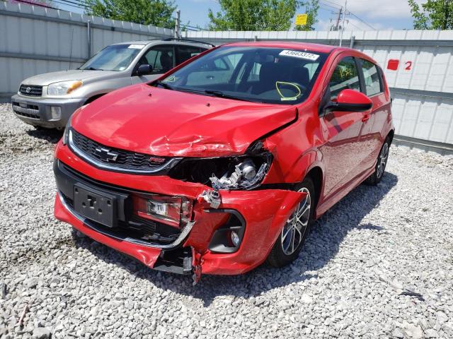 Photo 2 from auction – 2020 CHEVROLET SONIC LT with VIN 1G1JD6SBXL4121652