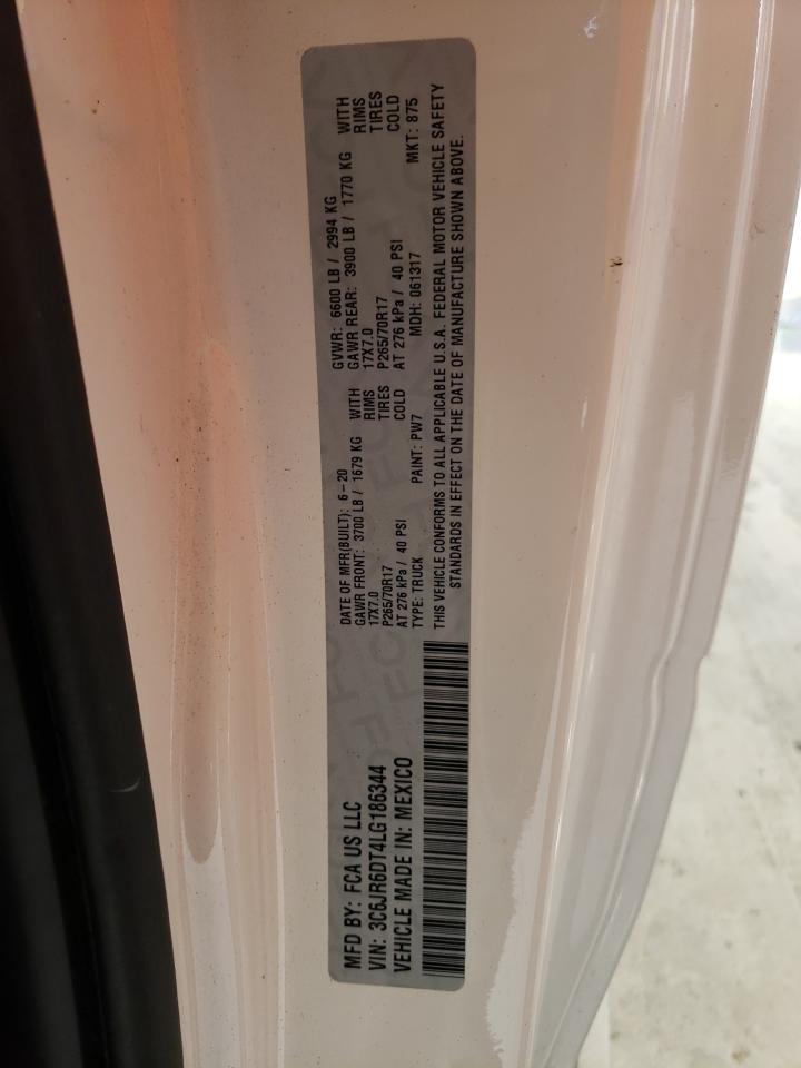 Photo 10 from auction – 2020 RAM 1500 CLASS with VIN 3C6JR6DT4LG186344