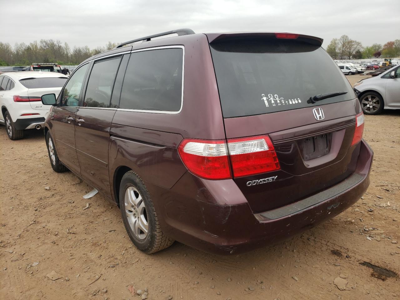 Photo 3 from auction – 2007 HONDA ODYSSEY EX with VIN 5FNRL38407B046608