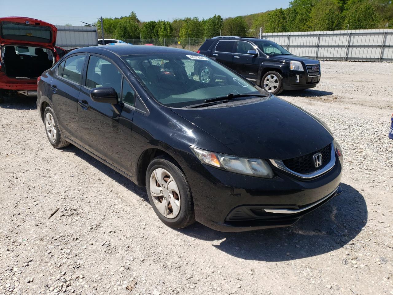 Photo 1 from auction – 2014 HONDA CIVIC LX with VIN 19XFB2F58EE038898