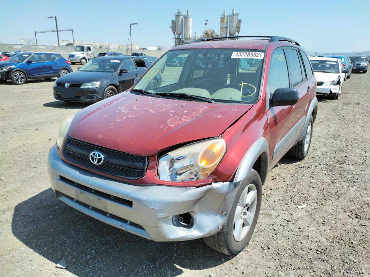 Photo 2 from auction – 2005 TOYOTA RAV4 with VIN JTEHD20VX50061504