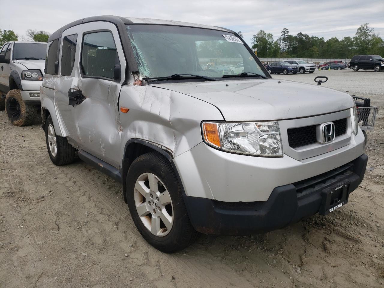 HONDA ELEMENT EX 2010 with VIN 5J6YH1H7XAL003727 - Photo from auction