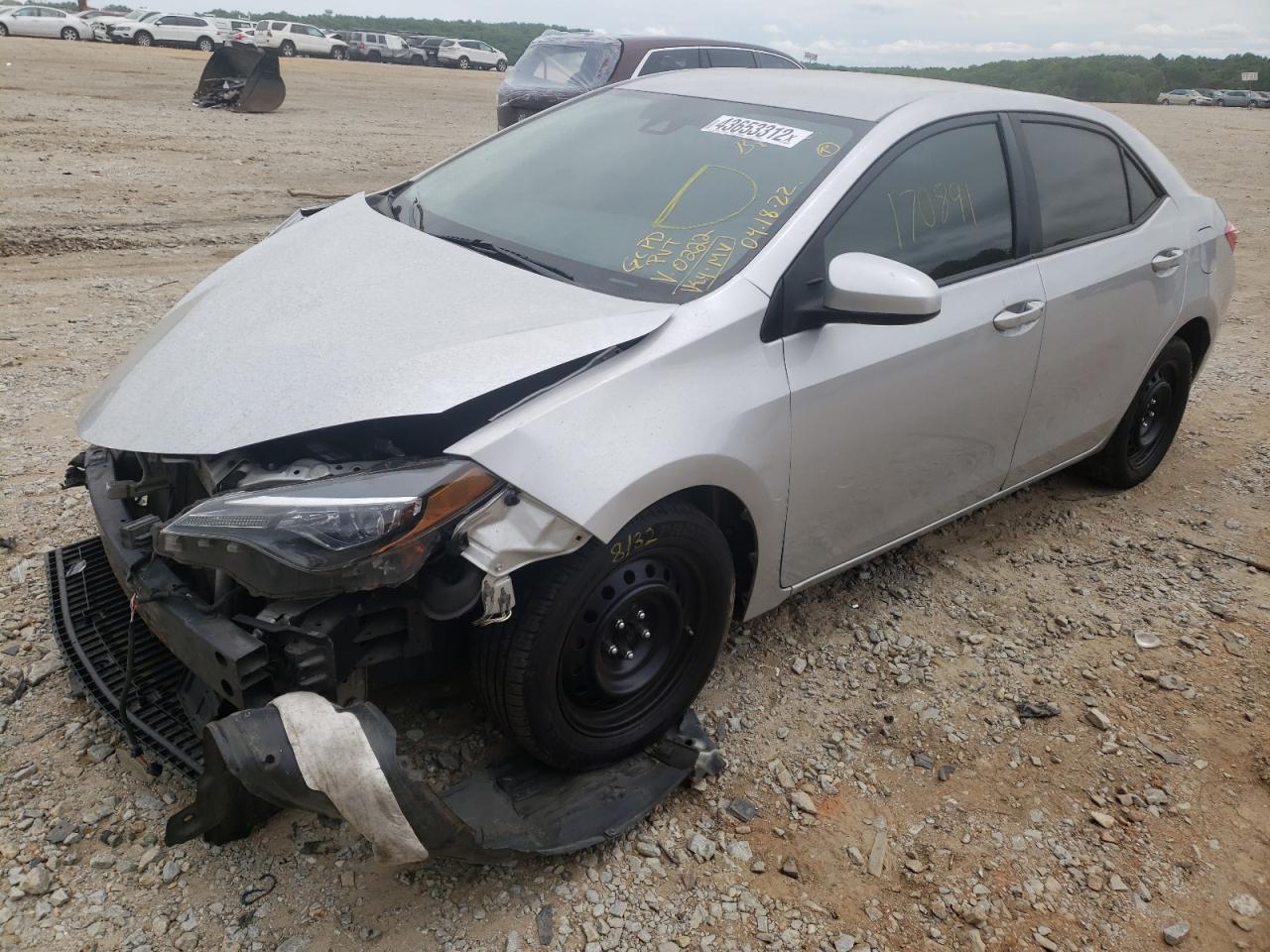 Photo 2 from auction – 2017 TOYOTA COROLLA L with VIN 5YFBURHE9HP690222