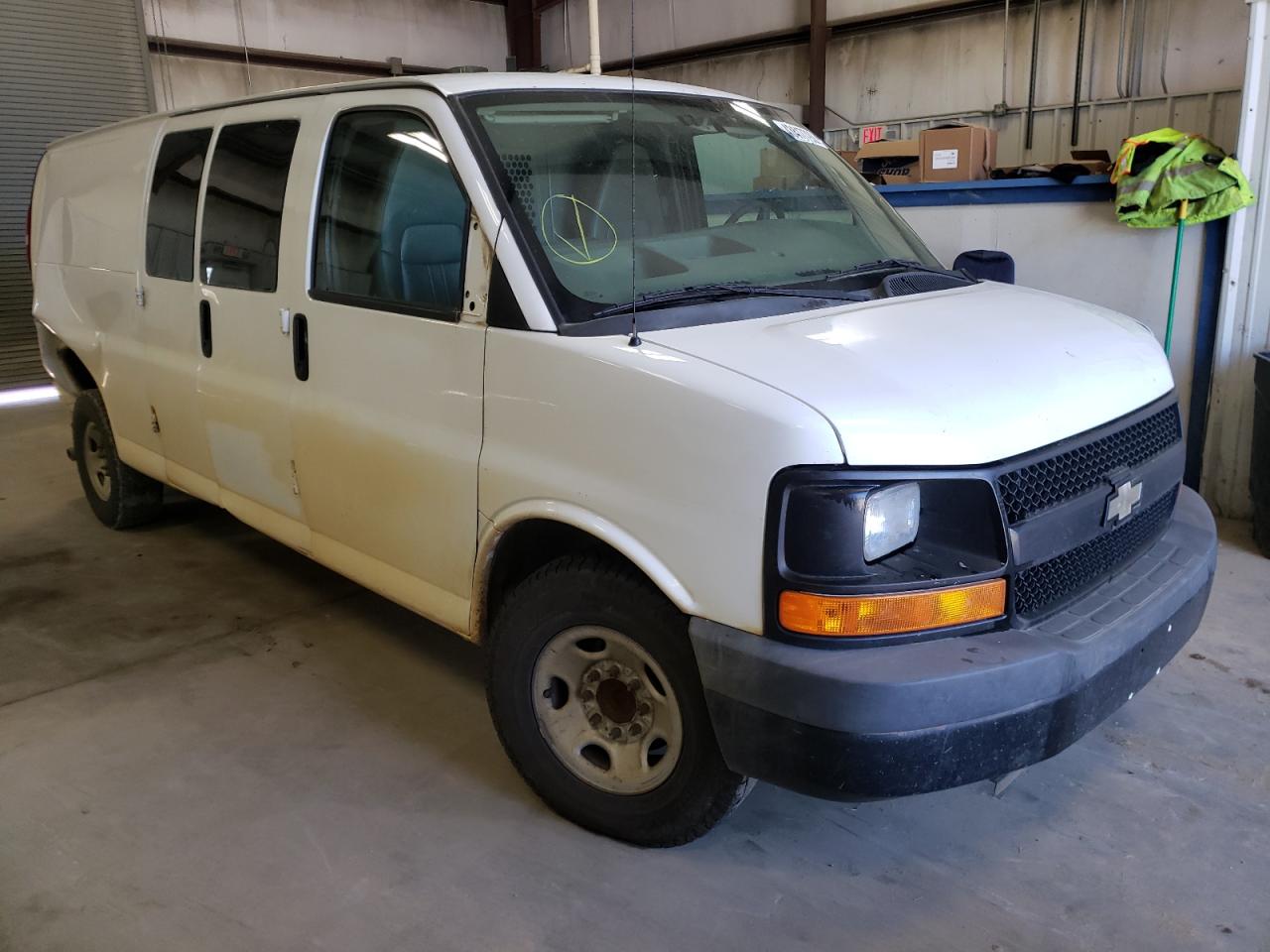 CHEVROLET EXPRESS G2 2013 with VIN 1GCWGGCA7D1100163 - Photo from auction