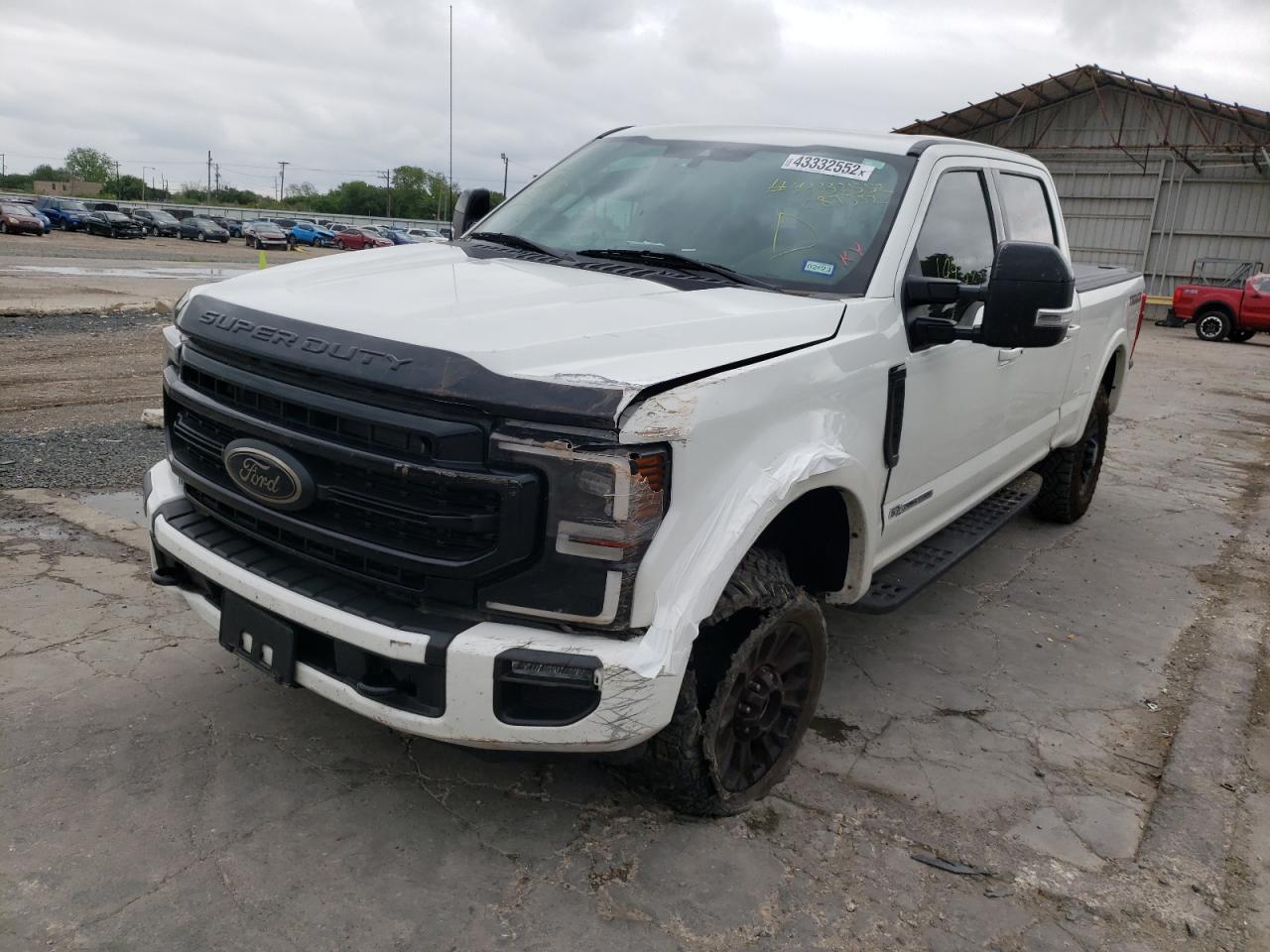 Photo 2 from auction – 2021 FORD F250 SUPER with VIN 1FT8W2BT3MEC87332